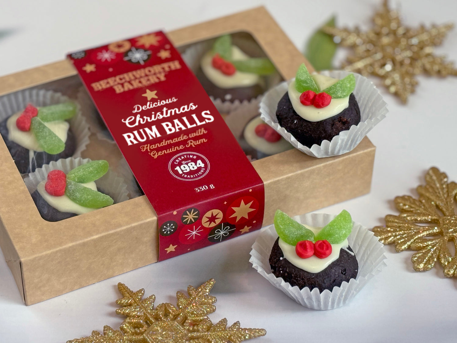 Christmas Rum Balls - 6 Pack